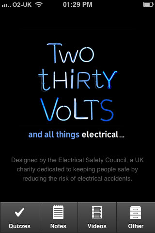 Twothirtyvolts Phone App Screenshot 1